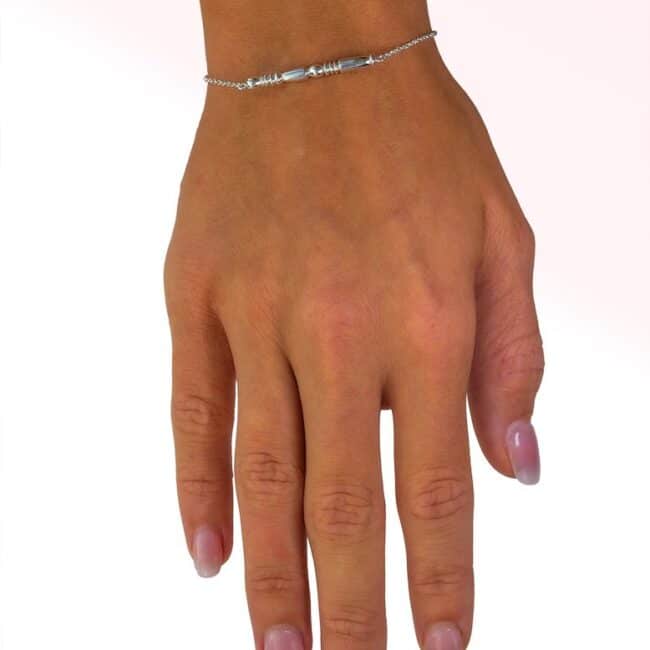 Hånd - Bracelet sølv stor - Deadwood Curves