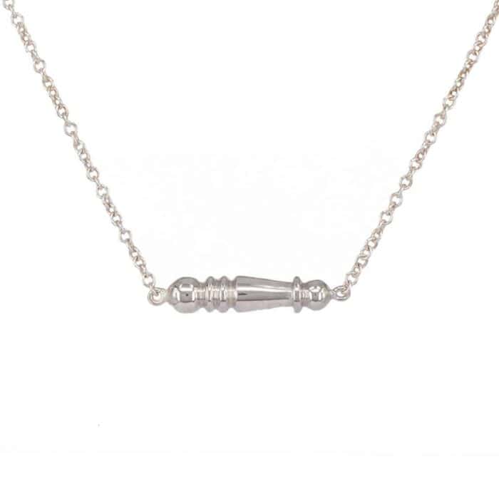 Deadwood silver necklace