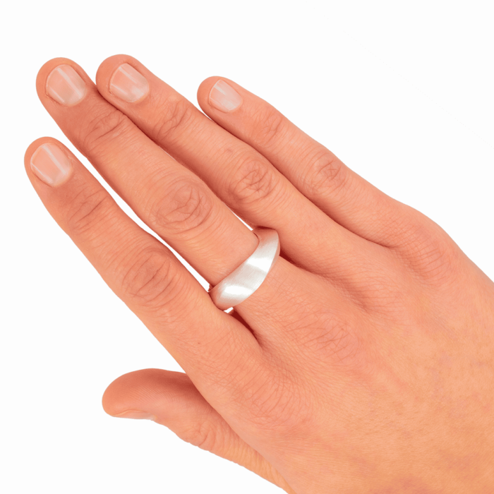 Helix - Sølv ring - Hånd