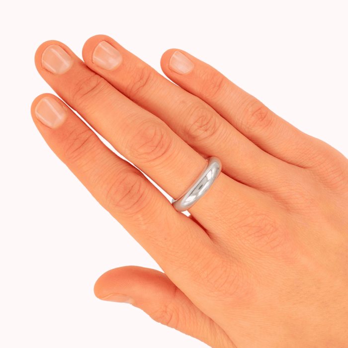 Orbis - Sølv ring - Hånd